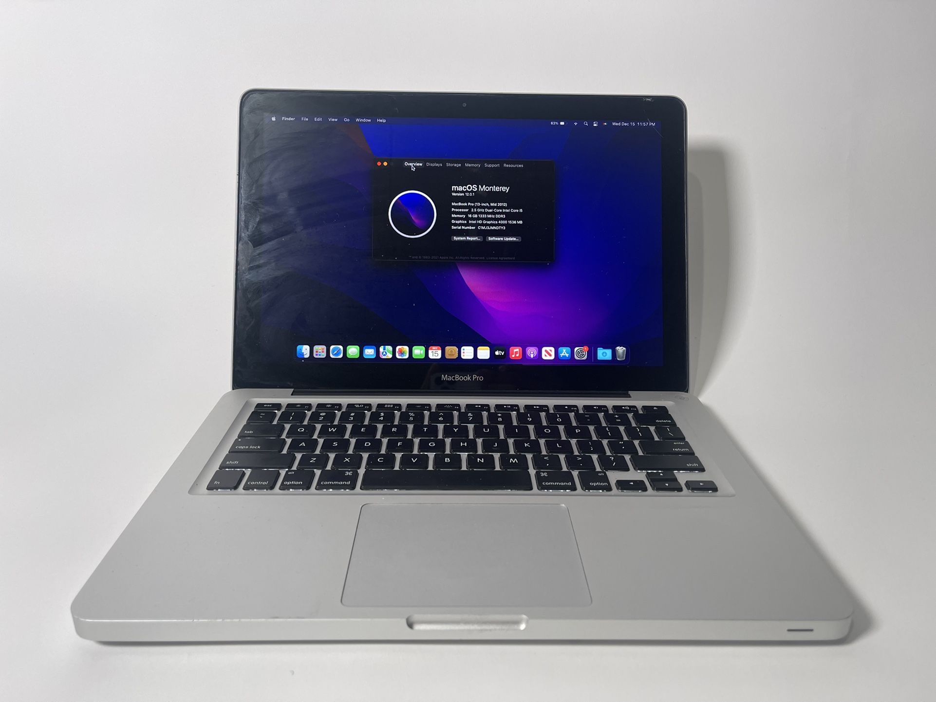 MacBook Pro Mid 2012 (Logic pro x & FCP) included