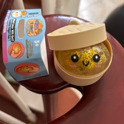 Rainbow Mystery Bun Gold Glitter RARE