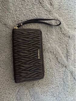 Coach Leather wristlet