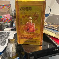 Sealed Bottle Of White Wine From China 