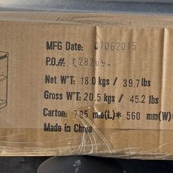 📦 Mayline Corner Cabinet – 2 Shelf 1/4 Round (Mocha) | NEW in Box