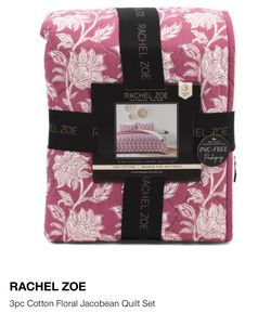 King Size Rachel Zoe Quilt And Shams