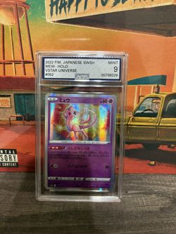 Mint 9 Holo Mew Pokemon Card