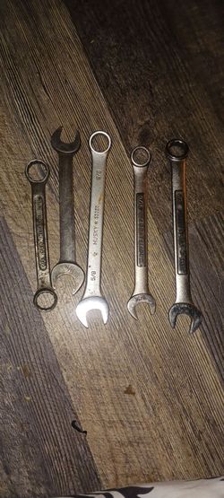 Vintage Made in USA wrench lot of 5