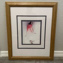 NAVAJO WOMAN FRAMED PRINT R C GORMAN ARTIST