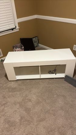 TV stand up with light