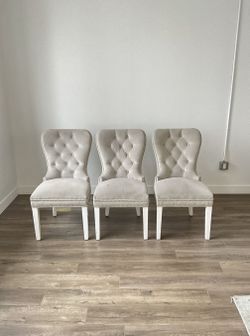 ZGallerie Gray Suede Dining Chair Set