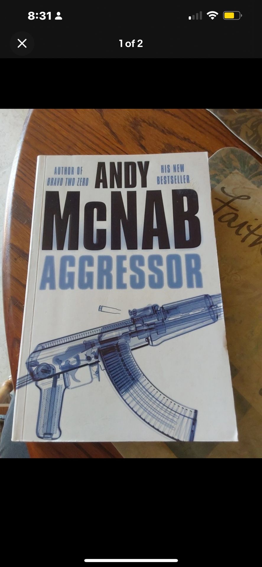Aggressor by McNab, Andy Book