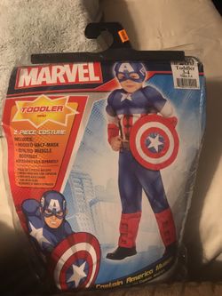 Muscle Captian America Costume