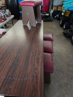 Table and stools