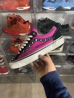 Sz 11 Pearlized Pack Pink Black Vans