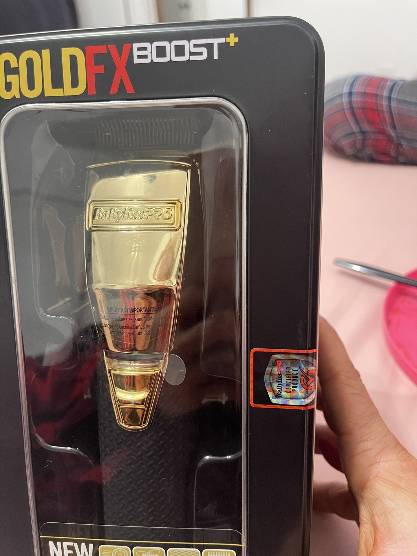 BaByliss PRO GOLDFX BOOST+ Clipper FX870GBP