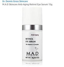 Skin care retinol eye serum 1%vitamin A complex for only $20 dollars