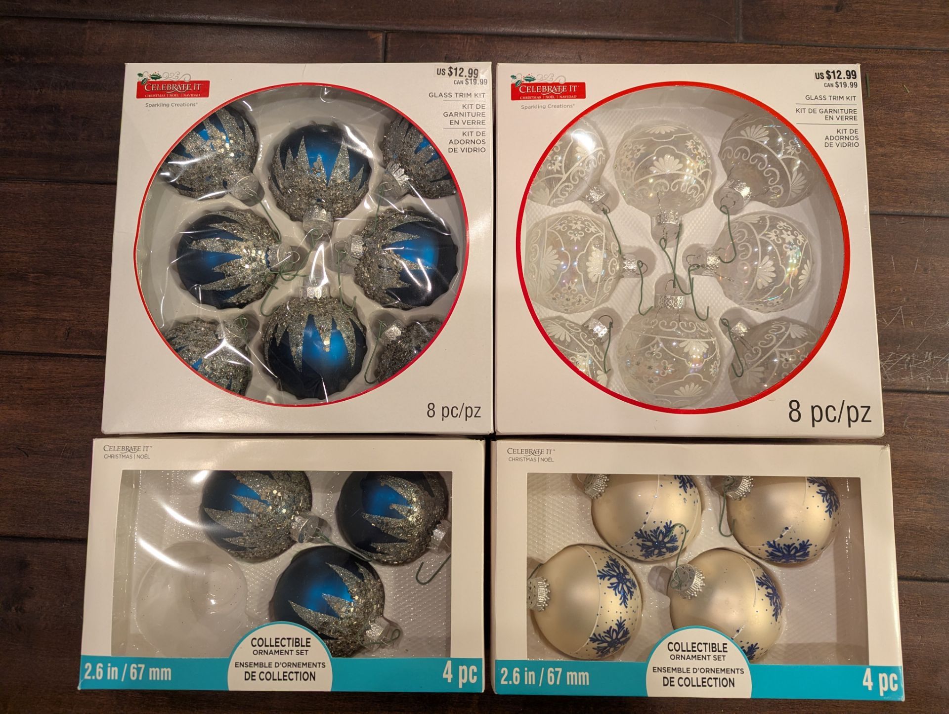 Glass Christmas Ornament Bulbs