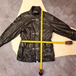 Leather Jacket (Genuine Motorcycle Leather Jacket)