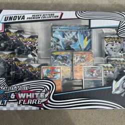 Black Bolt & White Flare Unova Heavy Hitters Premium Collection - Factory Sealed