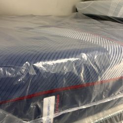 Queen medium Sealy hybrid