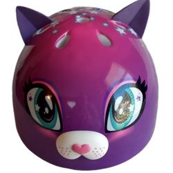Raskullz Star Kitty Purple Bike and Skate Helmet, Child 5+ Recommend Ages 5 to 8 New
