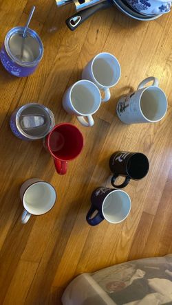Various Mugs And Cups