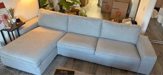 Light Gray Sectional Sofa with Chaise free delivery 🚚