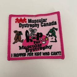 Vintage Patch, Muscular Dystrophy Association Canada Hop Sew On Patch Canada YPB 