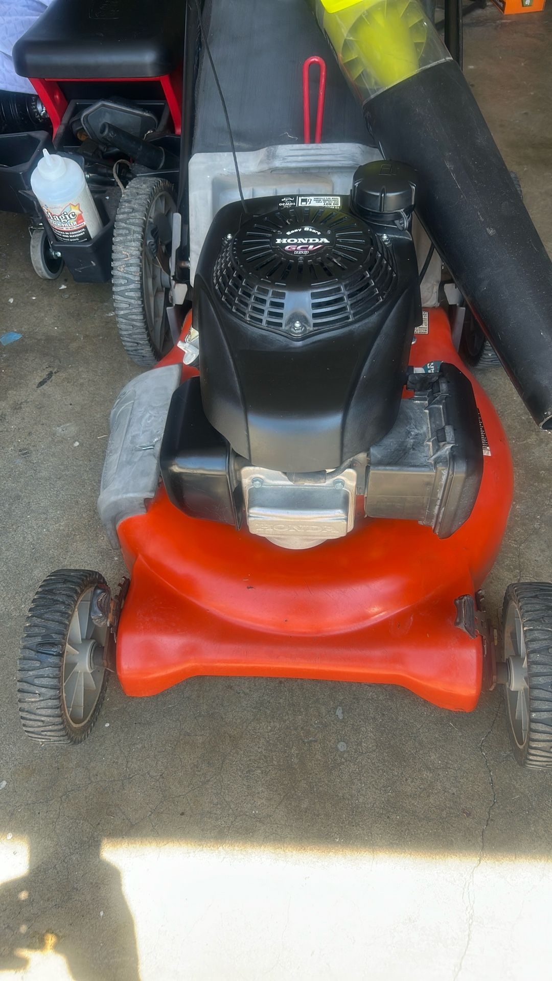 Package Deal Push Mower And A Electric RYOBI Hand Blower