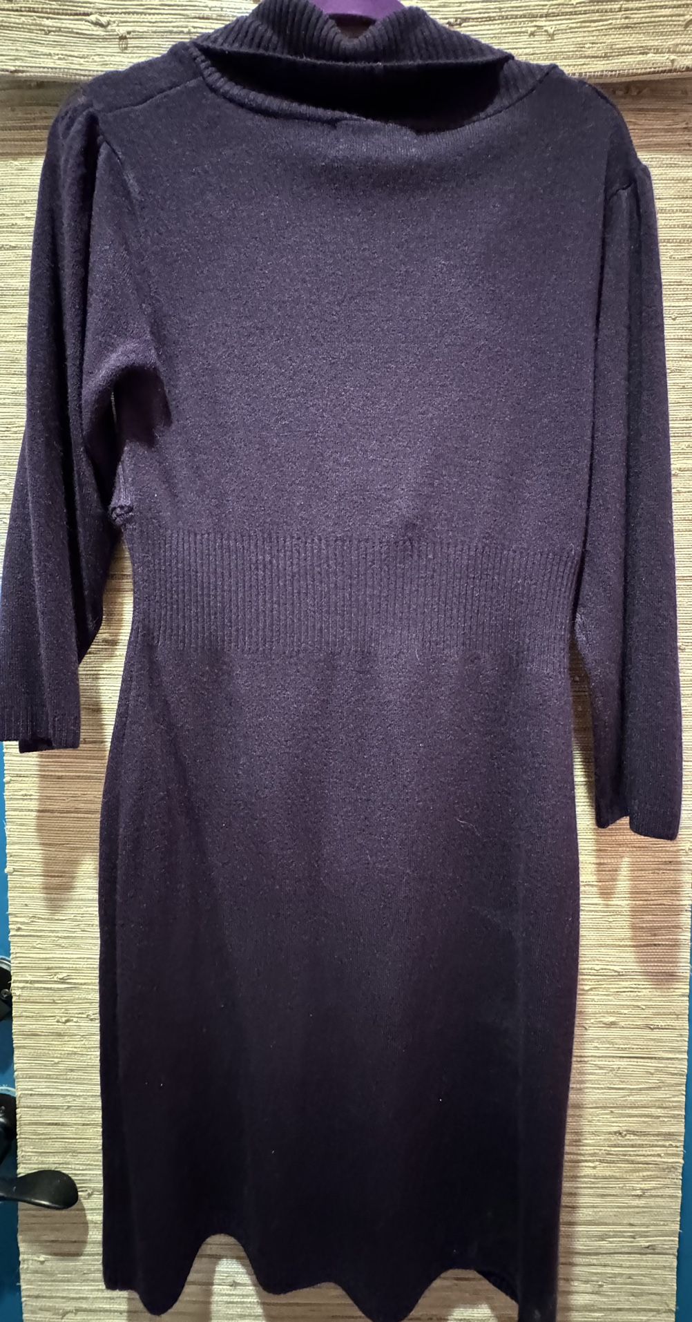 Purple Sweater Dress 