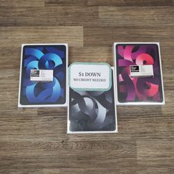New Apple IPad Air 5th Gen Tablet - Pay $1 DOWN AVAILABLE - NO CREDIT NEEDED