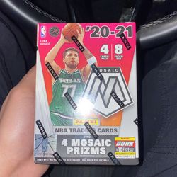 2020-21 Panini Mosaic NBA Basketball Blaster Box 32 Cards New Factory Sealed