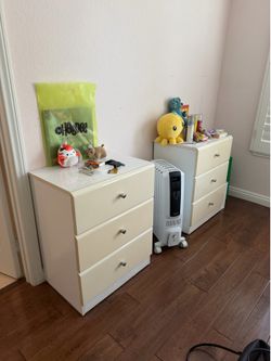 WHITE SIDE DRESSERS - Home Sale