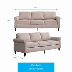 Beige 3 Seater Couch 🛋️ Brand New In Box 📦 