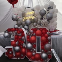 Balloon set-up