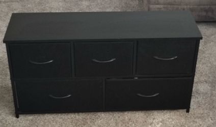 Fabric dresser drawer