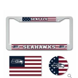 Seattle Seahwaks Plastic License Plates Frame 