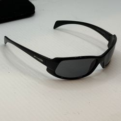 Arnette AN4044 67/73 Black Wrap Sunglasses Polarized 61mm Men’s Sport