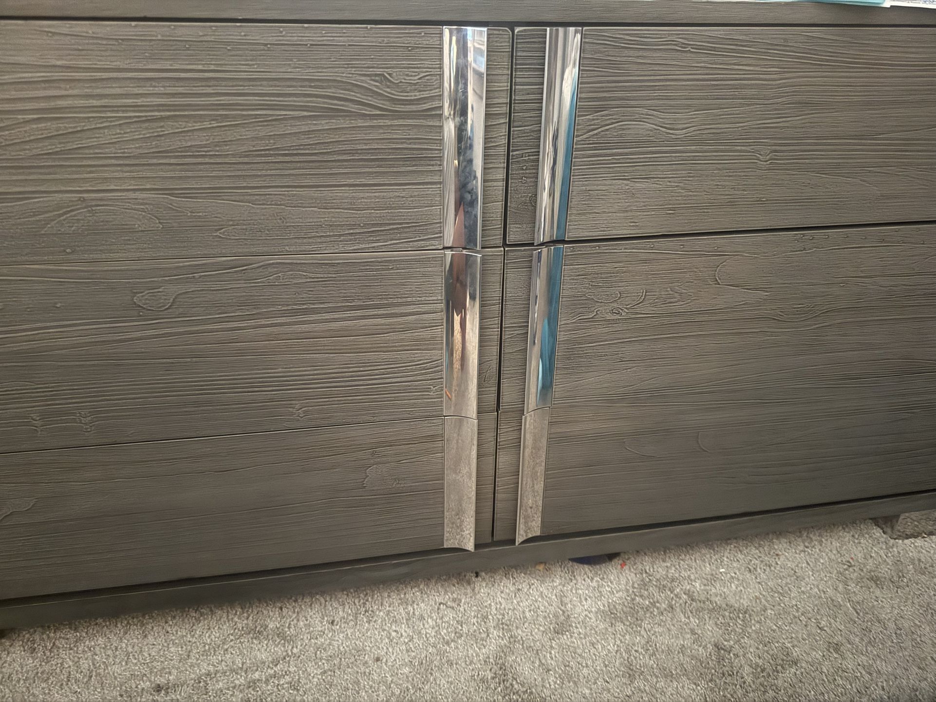Full size grey bedroom set