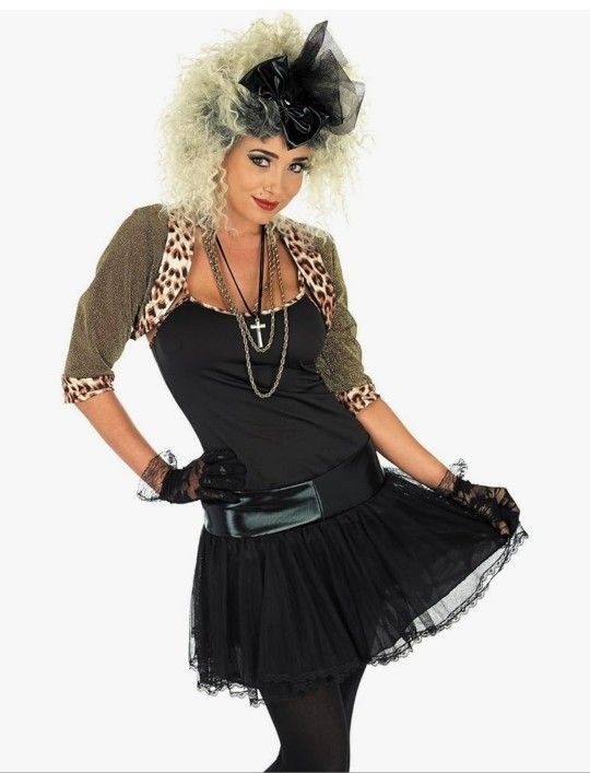 80s POP STAR Costume XXL**NEW**