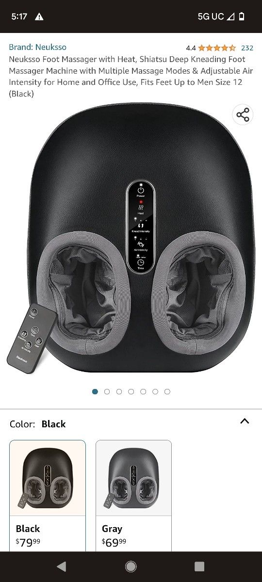 $50 NEUKSSO FOOT MASSAGER