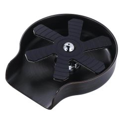 5 in. Metal Glass Rinser for Kitchen Sinks in Oil Rubbed Bronze