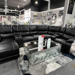 Power Recliner Sectional 