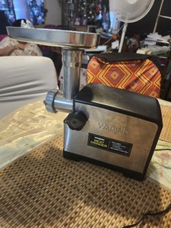 New WARING MEAT GRINDER NEVER USED INBOX VERY GOOD CONDITION Stanles
