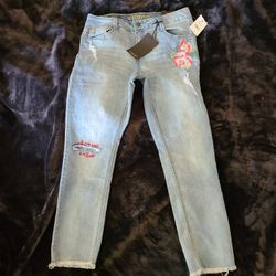 Girls Size 16 Jean Capris