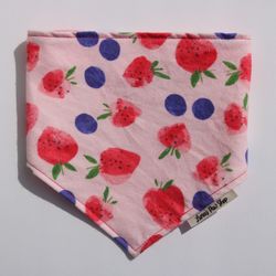 Sweet Berry Dog Bandana | Cat Bandana