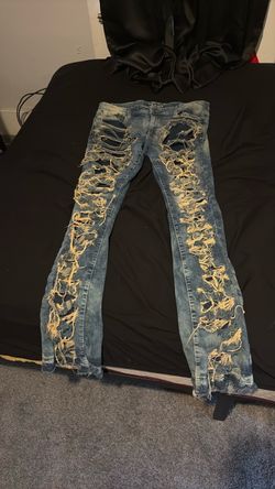 Blue stacked jeans size 40 men’s