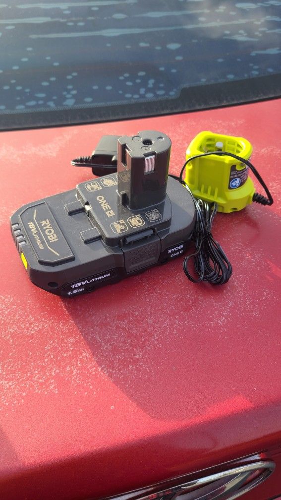Ryobi Battery And Charger Included