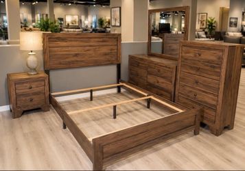 NEW 5pc QUEEN BEDROOM FURNITURE SET WITHOUT MATTRESS AND FREE DELIVERY ORDER HERE PAY ON ARRIVAL