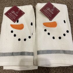 Snowman Small Towel