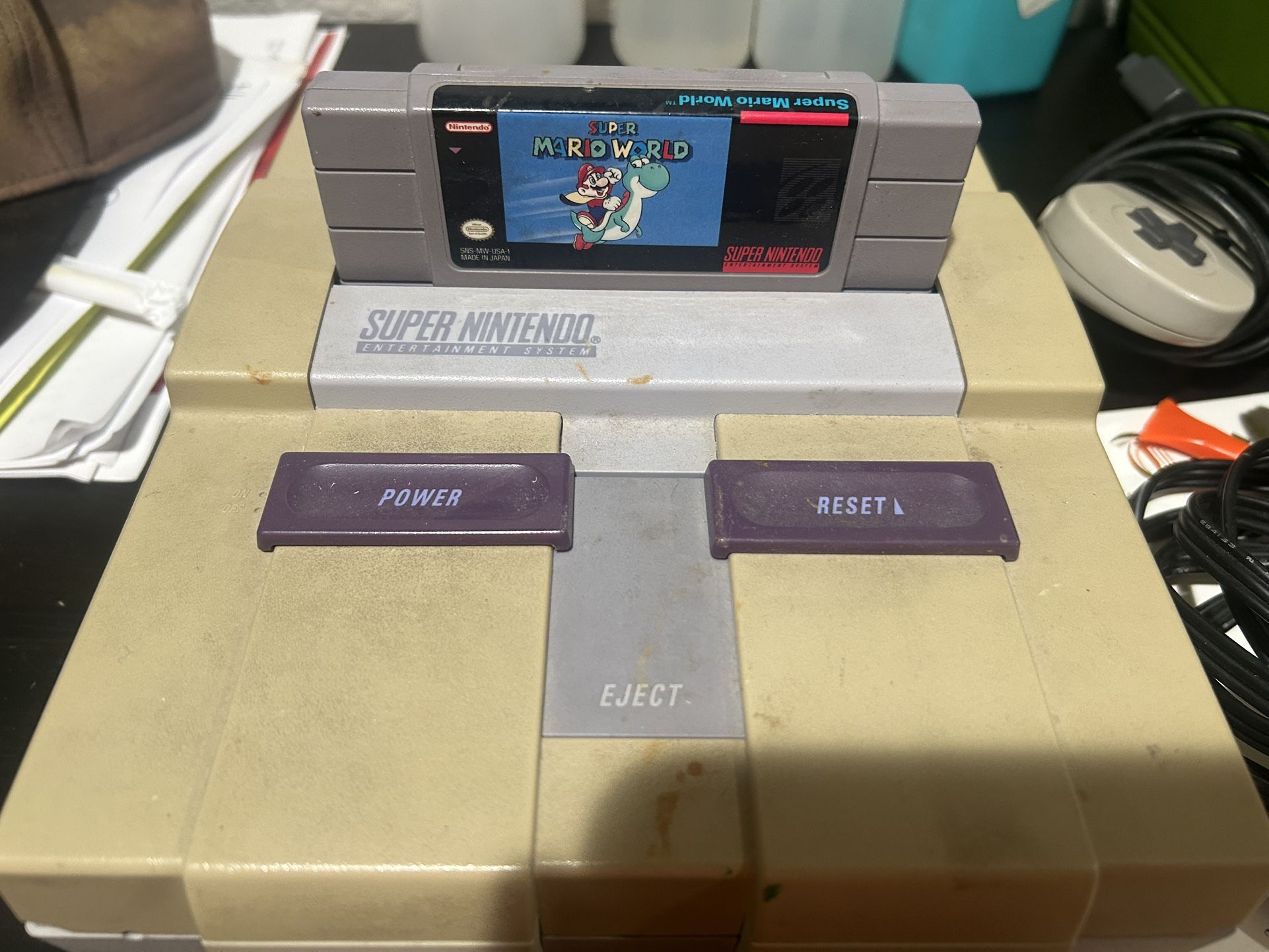 SNES With Super Mario World