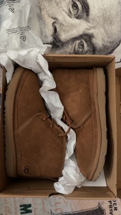 UGG Chestnut Suede Lace-Up Boots