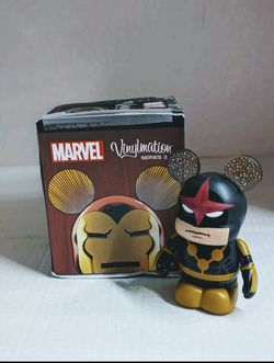 vinylmation disney marvel series 3 nova new with opened box foil